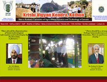 Tablet Screenshot of kvkkathua.gov.in